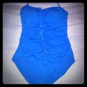 Maximum slimming tummy control bathing suit sz 12